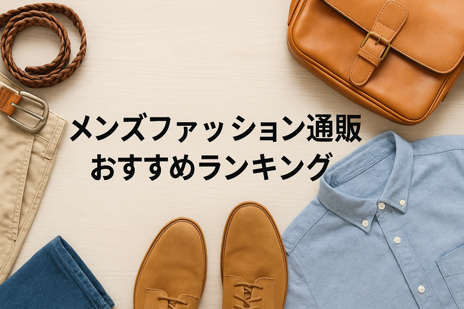 安さと速さで選ぶ！メンズファッション通販おすすめランキング