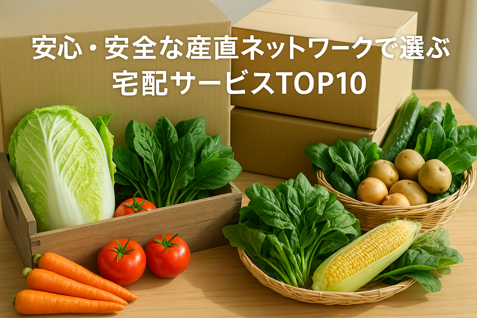 安心・安全な産直ネットワークで選ぶ宅配サービスTOP10