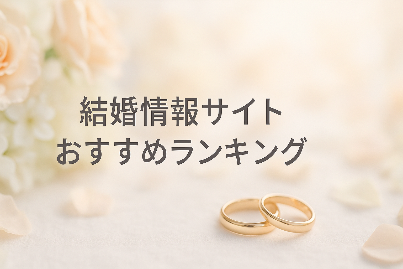 掲載数で選ぶ！結婚情報サイトおすすめランキング