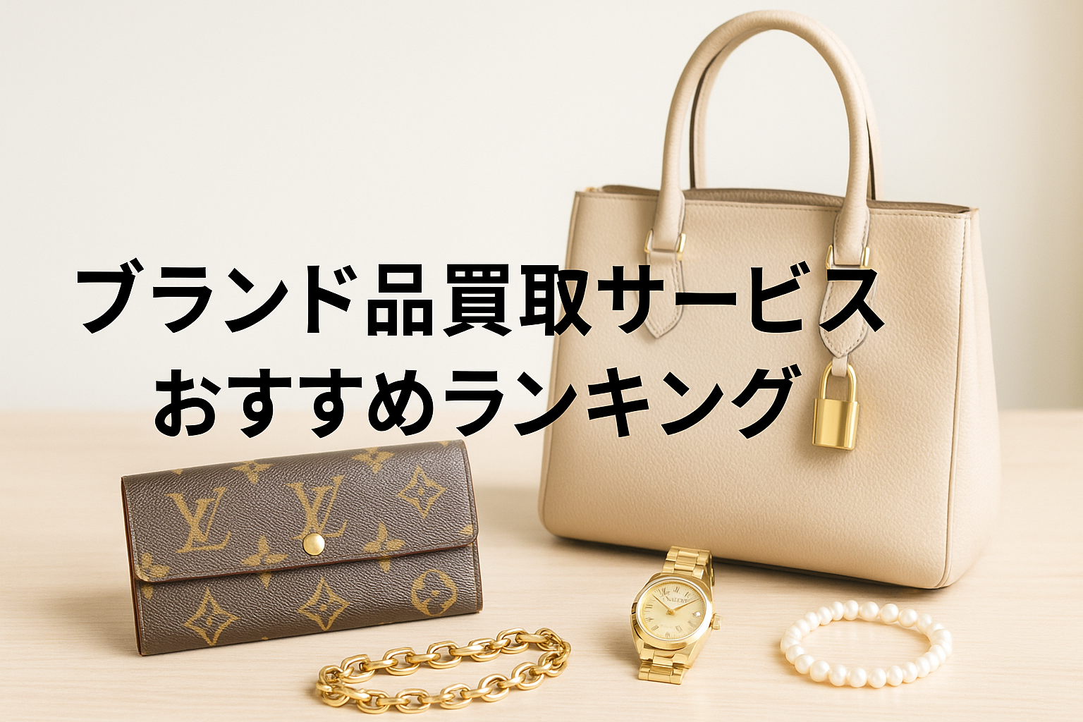 高価買取で選ぶ！ブランド品買取サービスおすすめランキング